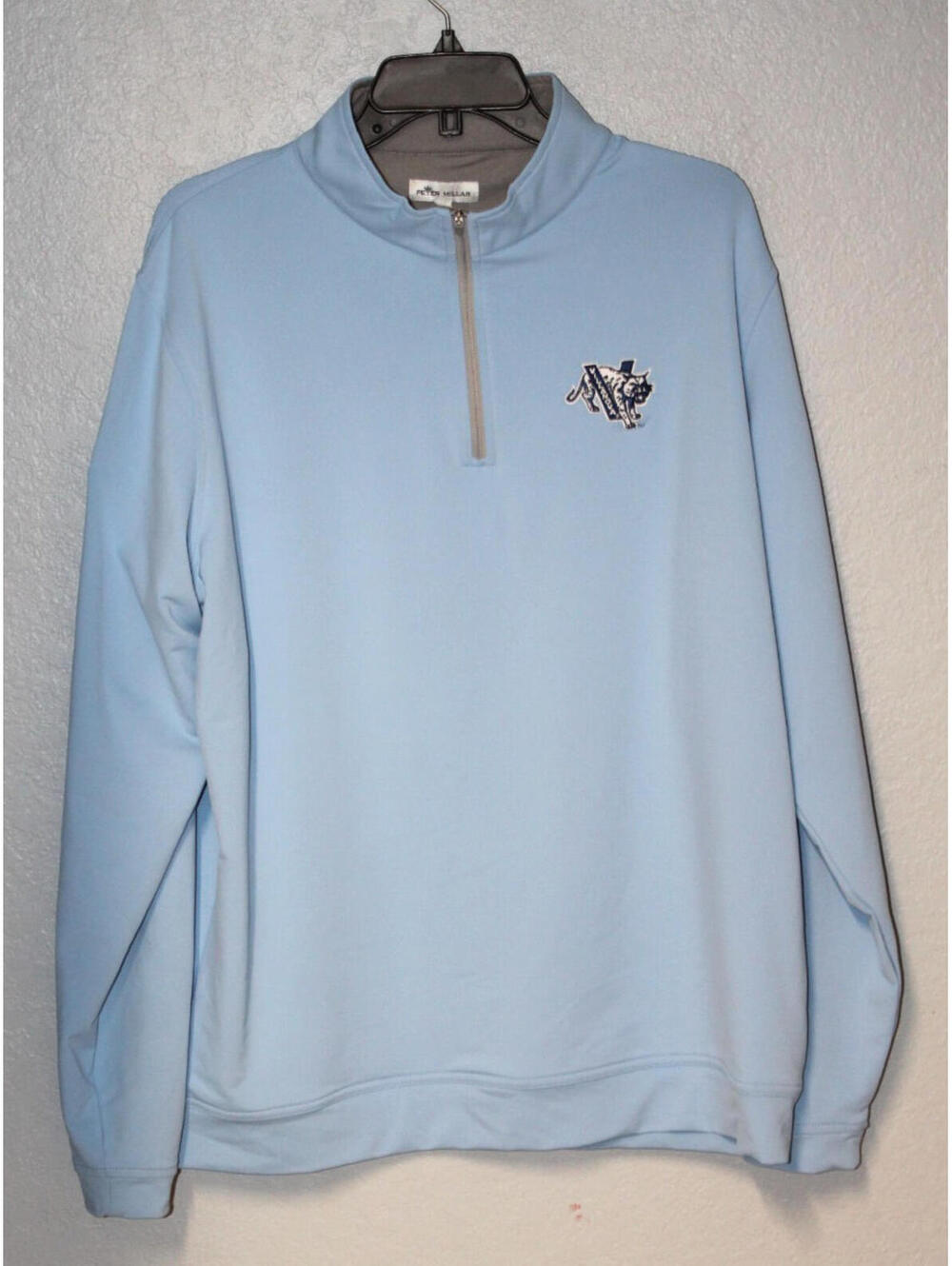 Villanova Wildcats x Peter Millar 1/4 Zip Perth Pullover Quarter Zip Men XL Blue